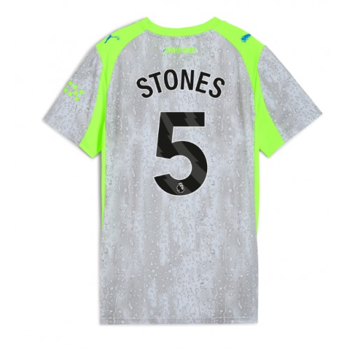 Manchester City John Stones #5 Replica Third Stadium Shirt for Women 2025-26 Short Sleeve